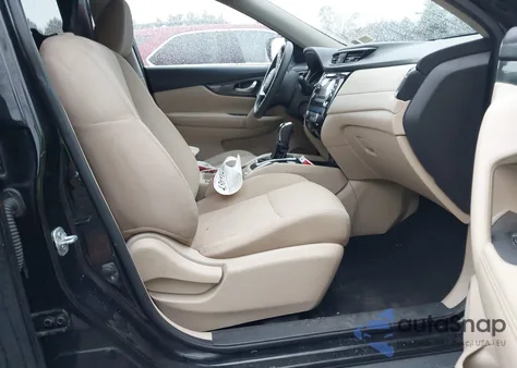 2017 Nissan Rogue Sv z USA, uszkodzony, nr VIN KNMAT2MVXHP577389